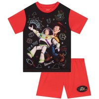 Disney Boy's Toy Story Buzz & Woody Pyjamas in Red | Size: 3-4 Years