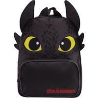 How To Train Your Dragon Men's Toothless Backpack 3D Ears in Black
