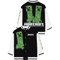 Minecraft Boy's Creeper Bomber Jacket in Black | Size: 5-6 Years