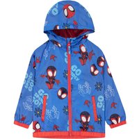 Marvel Boy's Spidey & Friends Raincoat in Blue | Size: 8-9 Years