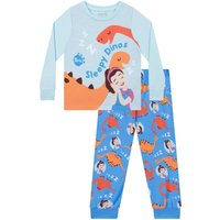 Ms. Rachel Boy's Sleepy Dinos Long Sleeve Pyjamas in Blue | Size: 4-5 Years