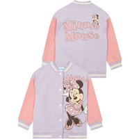 Disney Girl's Minnie Mouse Bomber Jacket in Purple | Size: 8-9 Years