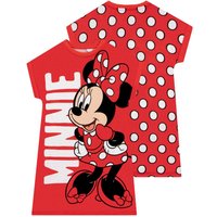 Disney Girl's Minnie Mouse Nightdress in Red | Size: 6-7 Years