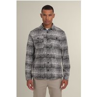 & Dragor Shadow Check Jersey Casual Overshirt