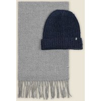 & Ikalis Scarf & Boucle Beanie Set