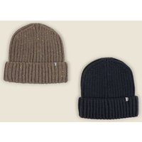& Kotka Nep 2 Pack Knitted Beanie Hat
