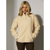 Fleece Back Borg 1 4 Zip Jumper