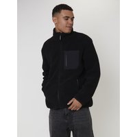 Fleece Borg Zip Jacket Pocket