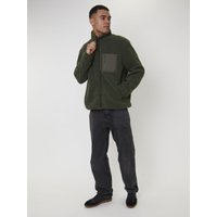 Fleece Borg Zip Jacket Pocket XS S