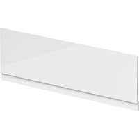Balterley 1800mm Waterproof Straight Shower Bath Front Panel - Gloss White