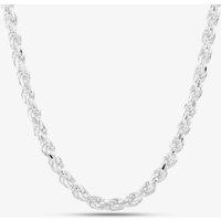 Sterling 20 Inch Thick Rope Chain SDCR 560 AG 20 inches