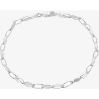 Textured Oval Paperlink Chain Bracelet 8.20.0752