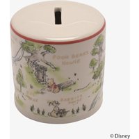 T.H.Baker Disney Winnie The Pooh Ceramic Money Bank DI2051 in Silver
