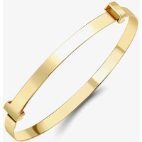 9ct Plain Expandable Bangle