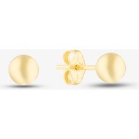 T.H.Baker Women's Silver Gold Plated 5mm Ball Stud Earrings S4005