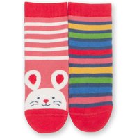 Kite Girl's Mrs Mouse Grippy Socks | Size: 6-12 m