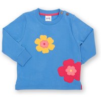 Kite Girl's Flower Power Sweatshirt in Blue | Size: 10-11 Years