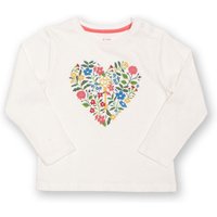 Kite Girl's Secret Garden T-Shirt in Cream | Size: 6 Years