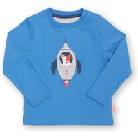 Kite Boy's Space Pup T-Shirt in Blue | Size: 7 Years
