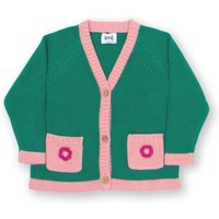 Kite Girl's Folksy Cardi in Green | Size: 3 Years