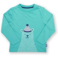 Kite Boy's Hello Bear T-Shirt in Blue | Size: 3 Years