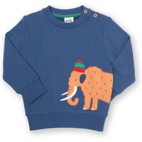 Kite Boy's Woolly Mammoth Sweatshirt in Navy | Size: 7 Years