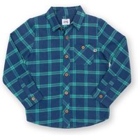 Kite Boy's Check Shirt Navy | Size: 7 Years