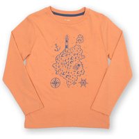 Kite Boy's Treasure Island T-Shirt in Brown | Size: 6 Years