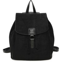 Trendy Faux Suede Travel Backpack Drawstring closure