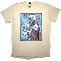 Mandalorian Holding Grogu T Shirt