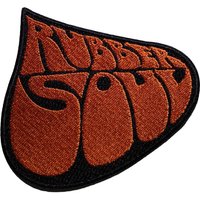 Beatles Rubber Soul Album Logo Large Woven Patch in Brown