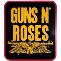 Guns N Roses Stacked Logo Black Fridge Magnet