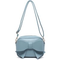 JFY Women's Big Bow Tie On The Front Cross Body Bag in Light Blue