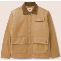 Noho Front Zip Cotton Worker Jacket Front Pockets