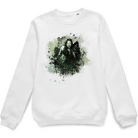 Lord of the Rings Official Aragorn Cutout Sweatshirt - White | Size: Small