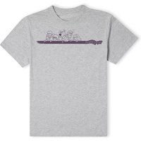 Scooby Doo Official Those Meddling Kids Retro T-Shirt - Grey | Size: Medium