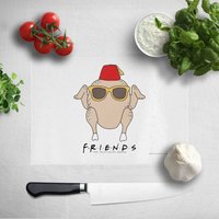 Friends Turkey Chopping Board in White