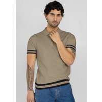 Premium Polo Shirt Stripe Rib