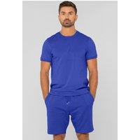 Crew Neck Short Sleeves Tee & Elastic Waist Shorts Jersey Set