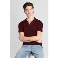 Tipping Cuban Collar Signature Polo Shirt Red