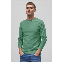 Cotton Stretch Seam Details Long Sleeve T shirt