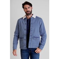 Borg Lined Denim Jacket Mid