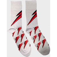 David Bowie Women's Flash Ankle Socks in White