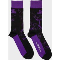 Black Sabbath Women's Logo & Demon Ankle Socks in Black