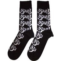 Ghost Women's Repeat Logo Pattern Ankle Socks in Black