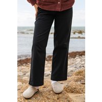 Rapanui Clothing Women's Twill Trousers in Black | Size: 18