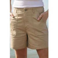 Rapanui Clothing Women's Twill Shorts in Brown | Size: 8