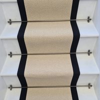 Debenhams Deal Enjoy 20% Off RainbowHome Angel Cream Stair Runner 20x12 cm