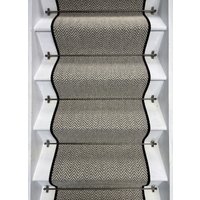 Herringbone Java Stair Runner 100% Wool Edge cm x 700 cm