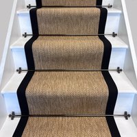 Debenhams Deal Enjoy 20% Off RainbowHome Beige Stair Runner 20x12 cm